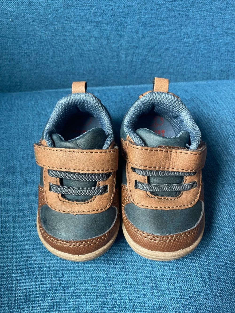 Suprize by Stride Rite Brown and Navy Casual Walkers